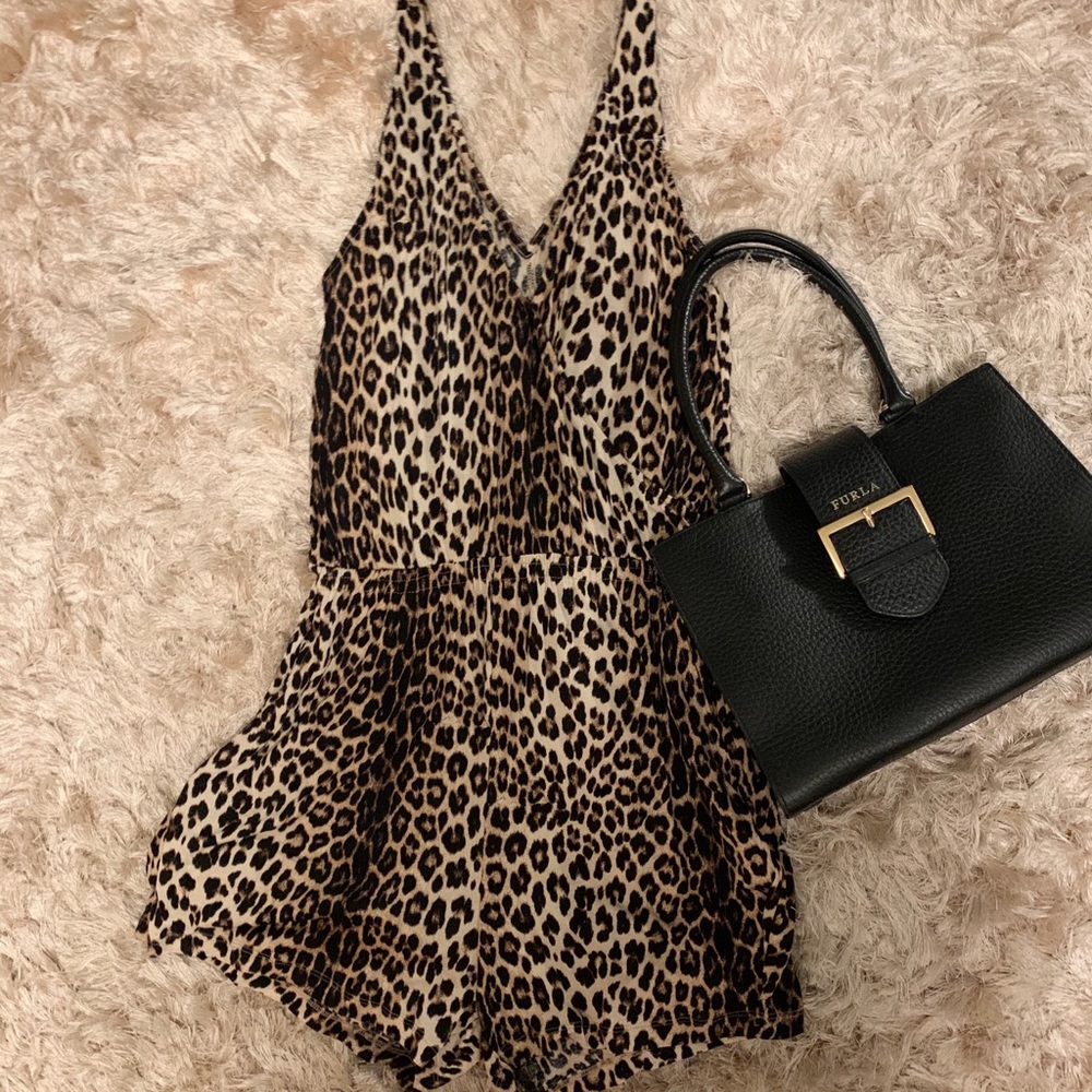 Leopard Romper